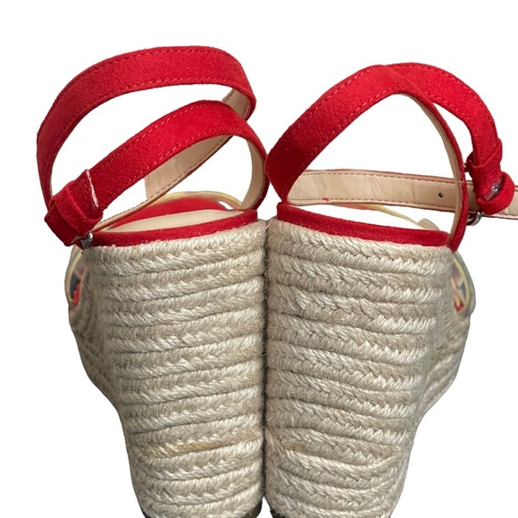 Jessica Simpson Semie Floral
Jelly‎ Strap Espadrille Wedge
Sandal Womens 7M Red - Picture 7 of 15